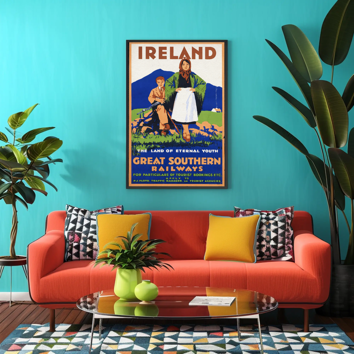 Vintage Poster - Ireland Land of Eternal Youth