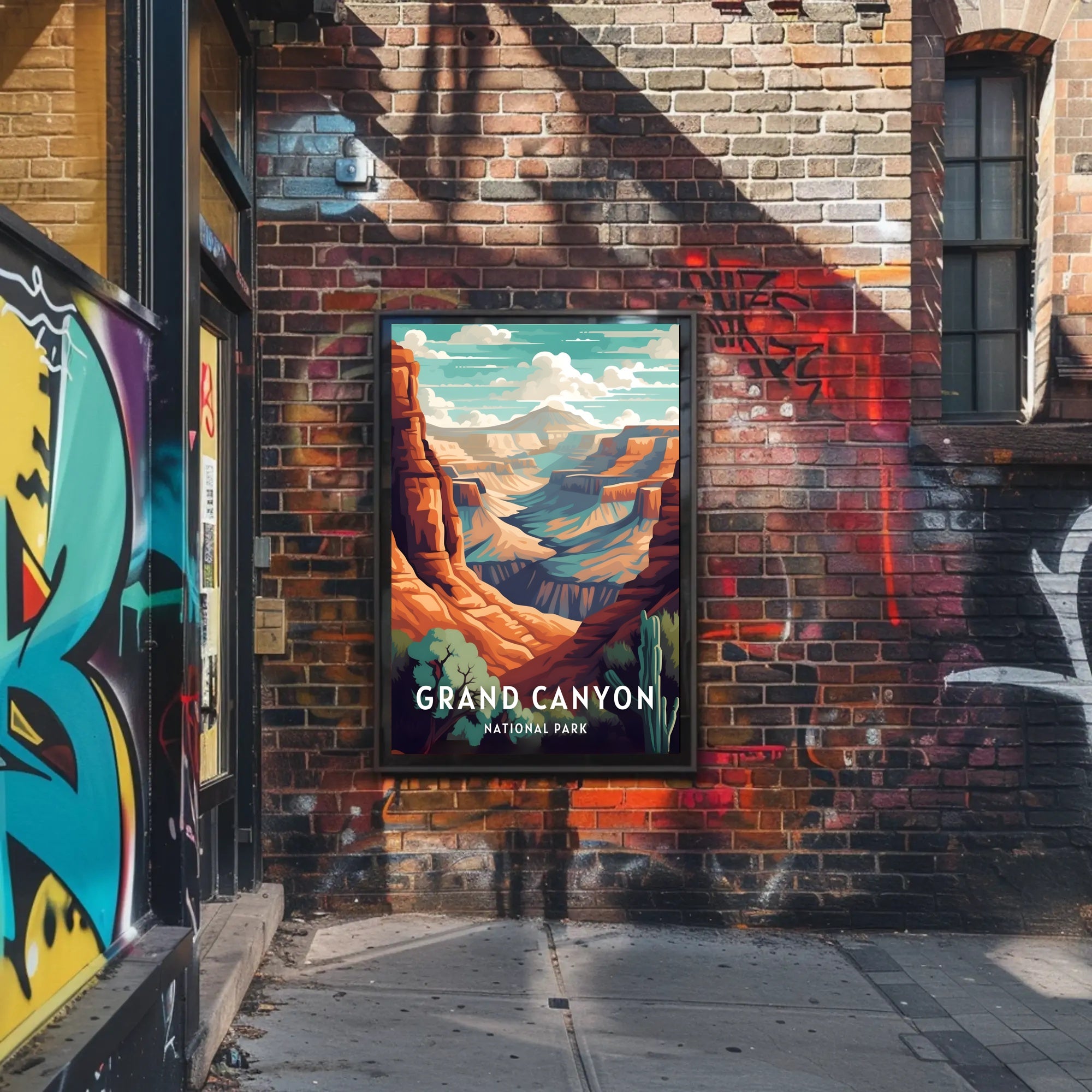 Grand Canyon Adventure Awaits National Park Poster