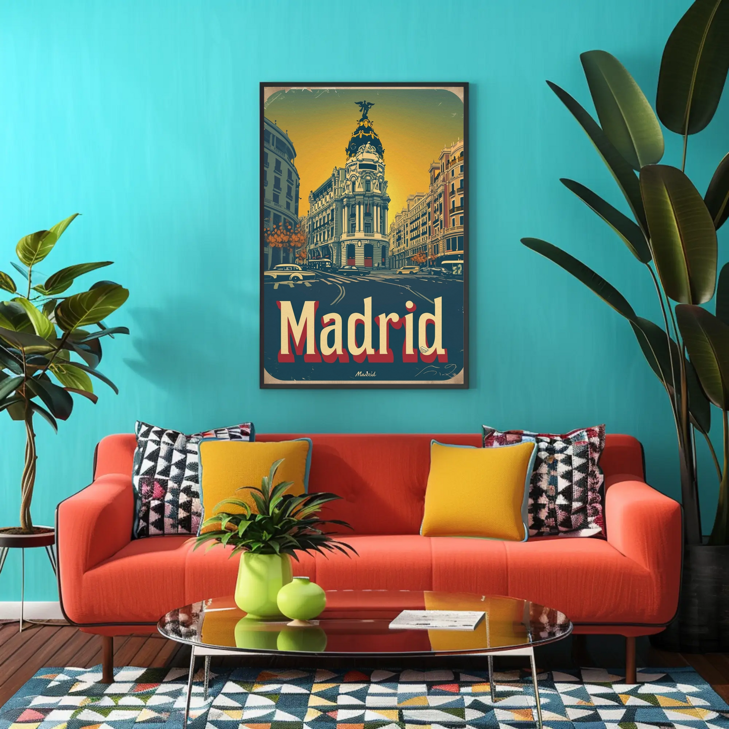 Madrid Vintage Poster