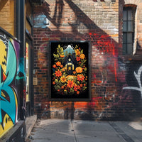 Enchanted Cottage In Bloom Poster