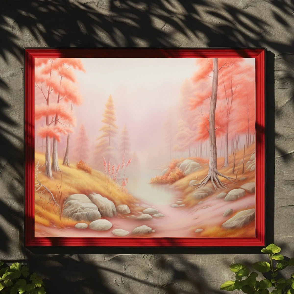 Serene Autumn Landscape Poster