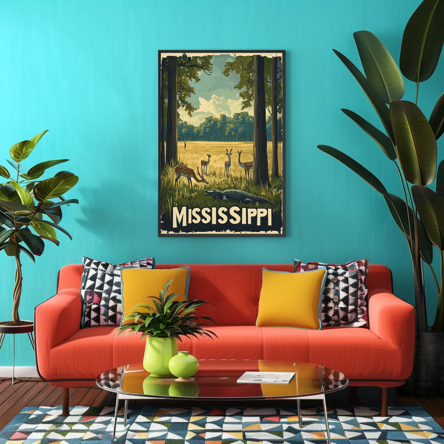 Mississippi Nature and Wildlife Poster