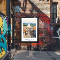 Vibrant Streets of Suchitoto Poster PosterGoat