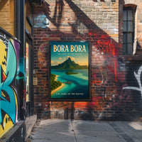 Bora Bora Paradise Getaway Travel Poster PosterGoat