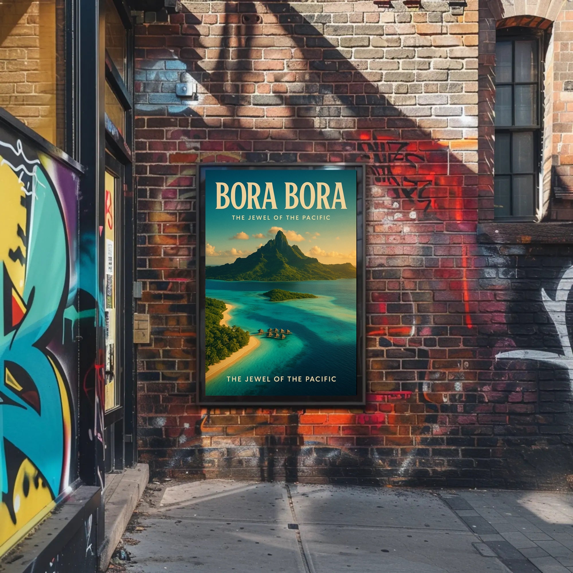 Bora Bora Paradise Getaway Travel Poster PosterGoat