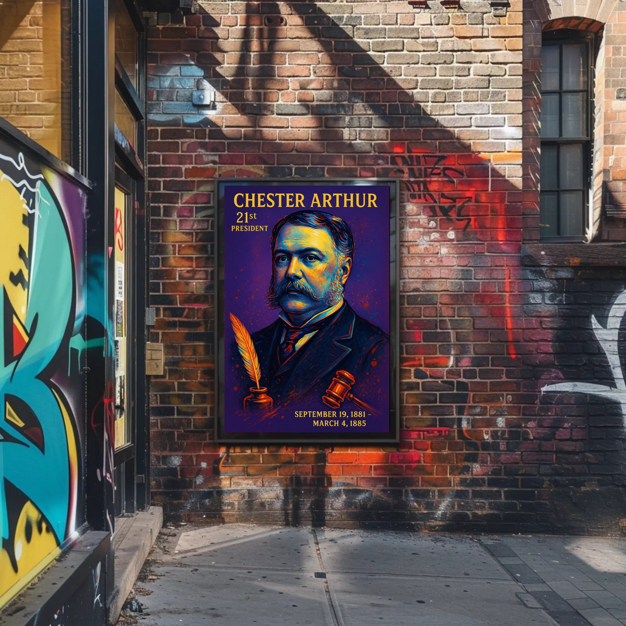 Chester Arthur 21St President Poster