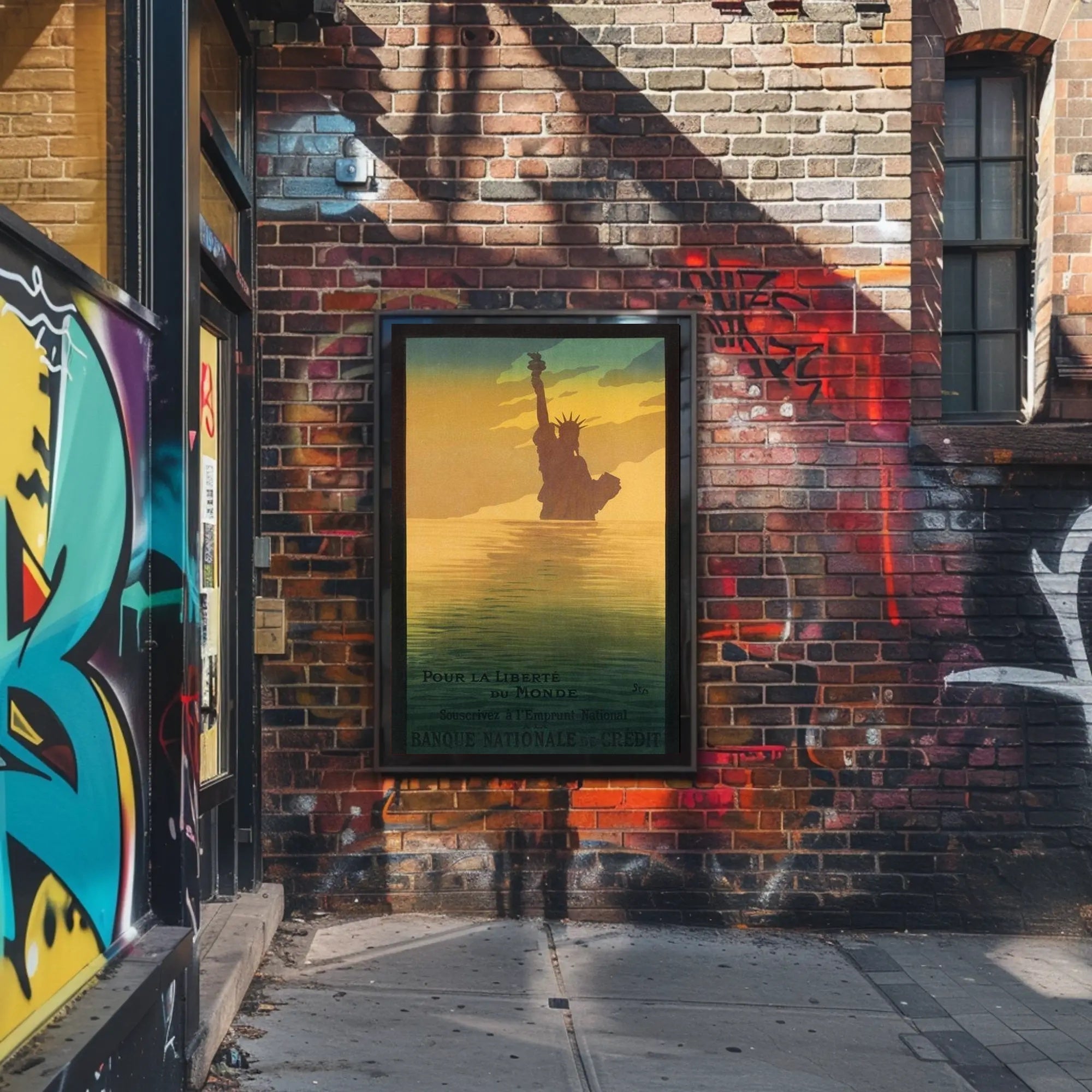 Liberty in the Dawn Poster PosterGoat