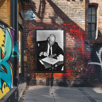 Candid Working Portrait – Dwight D. Eisenhower Poster