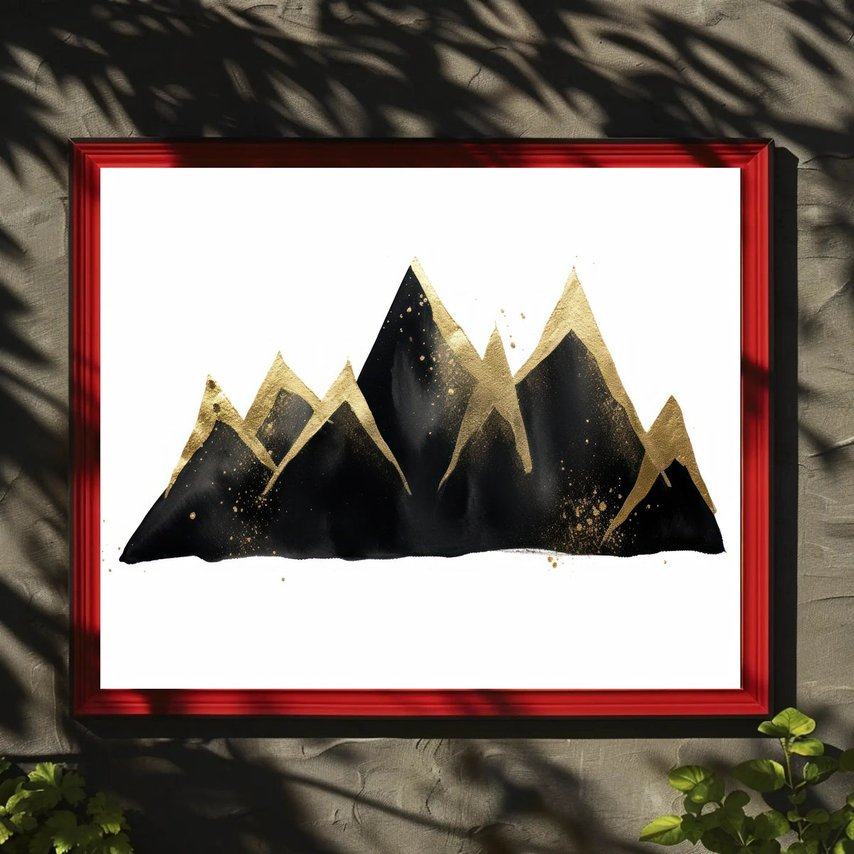 Golden Peaks Poster
