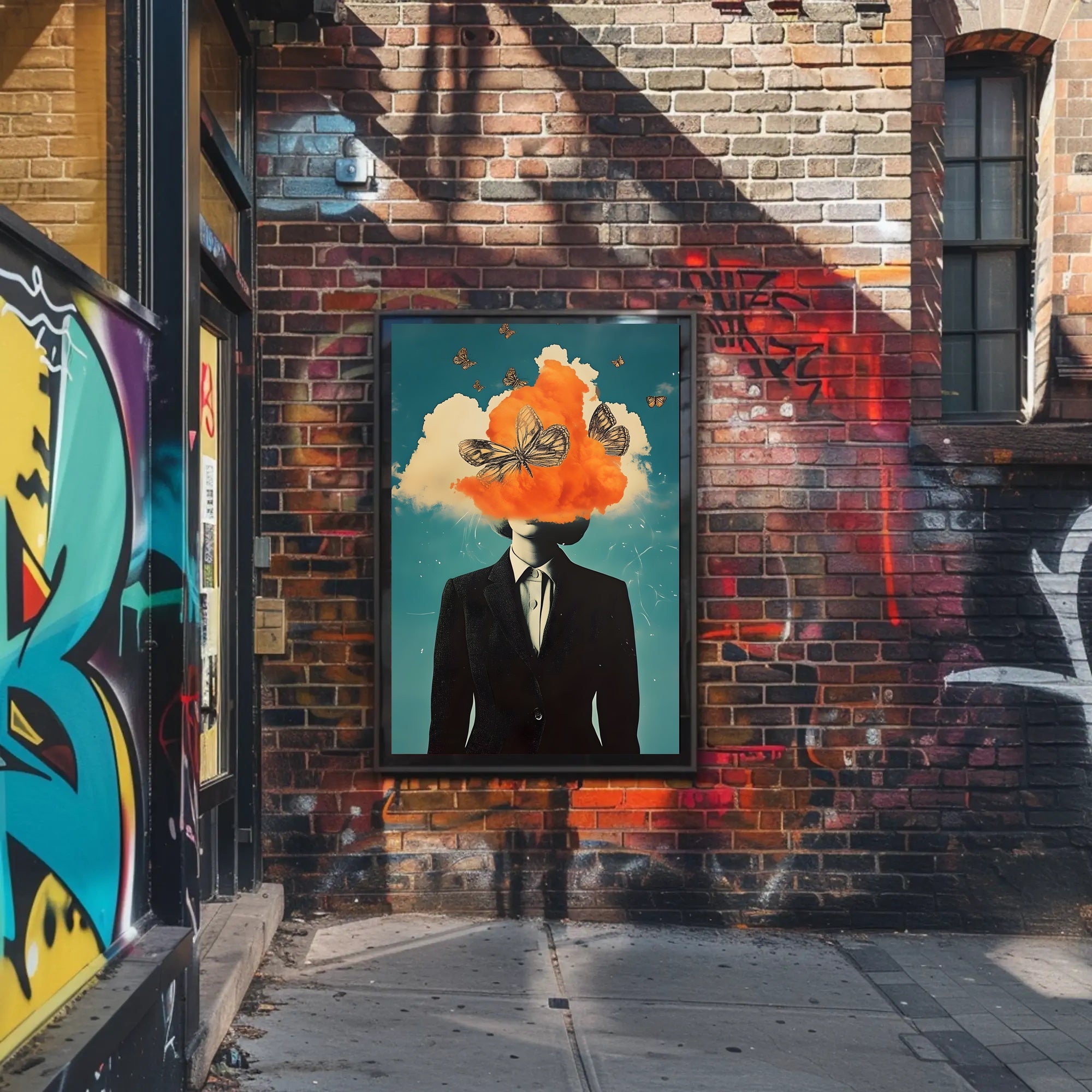 Surreal Transformation Poster Abstract Dream Wall Art