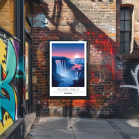 Iguazu Falls Dreamscape Travel Poster