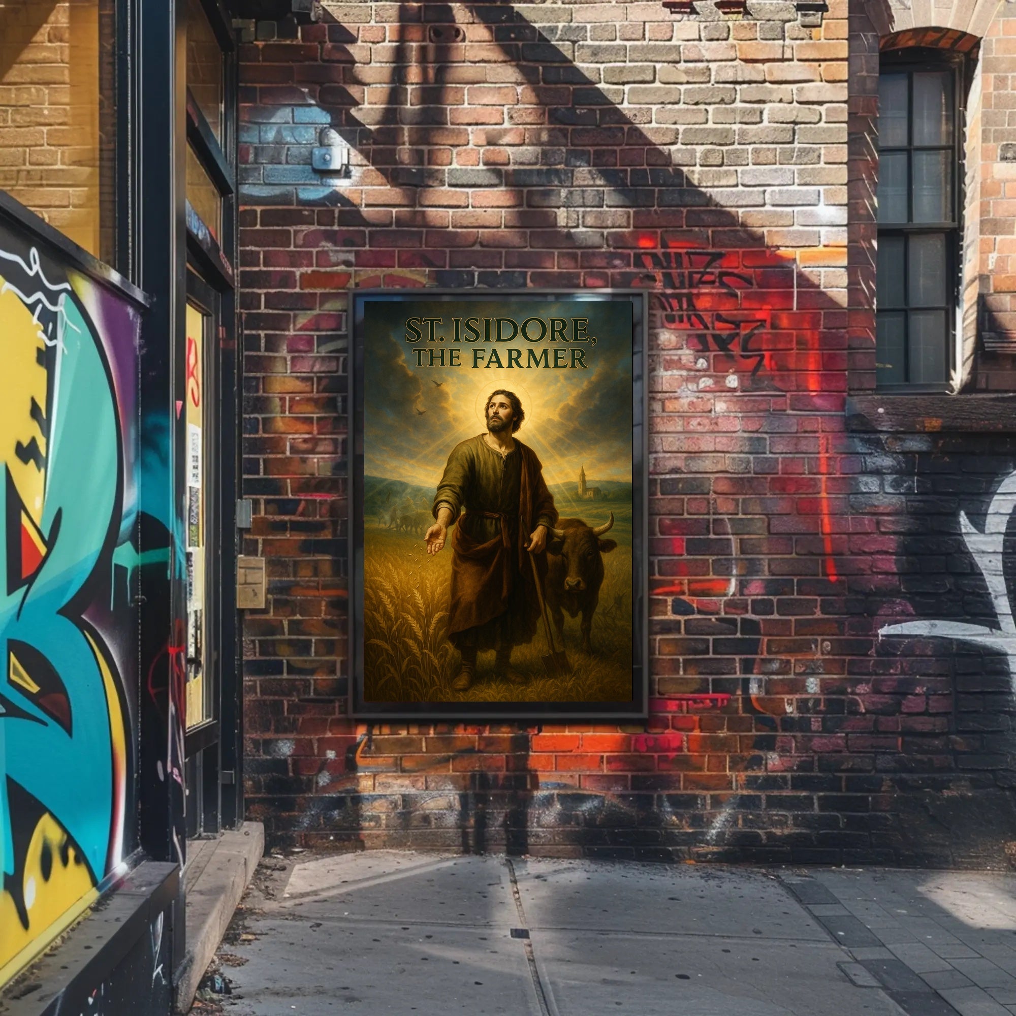 St. Isidore, the Farmer Poster PosterGoat