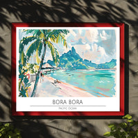 Tropical Paradise of Bora Bora Poster PosterGoat