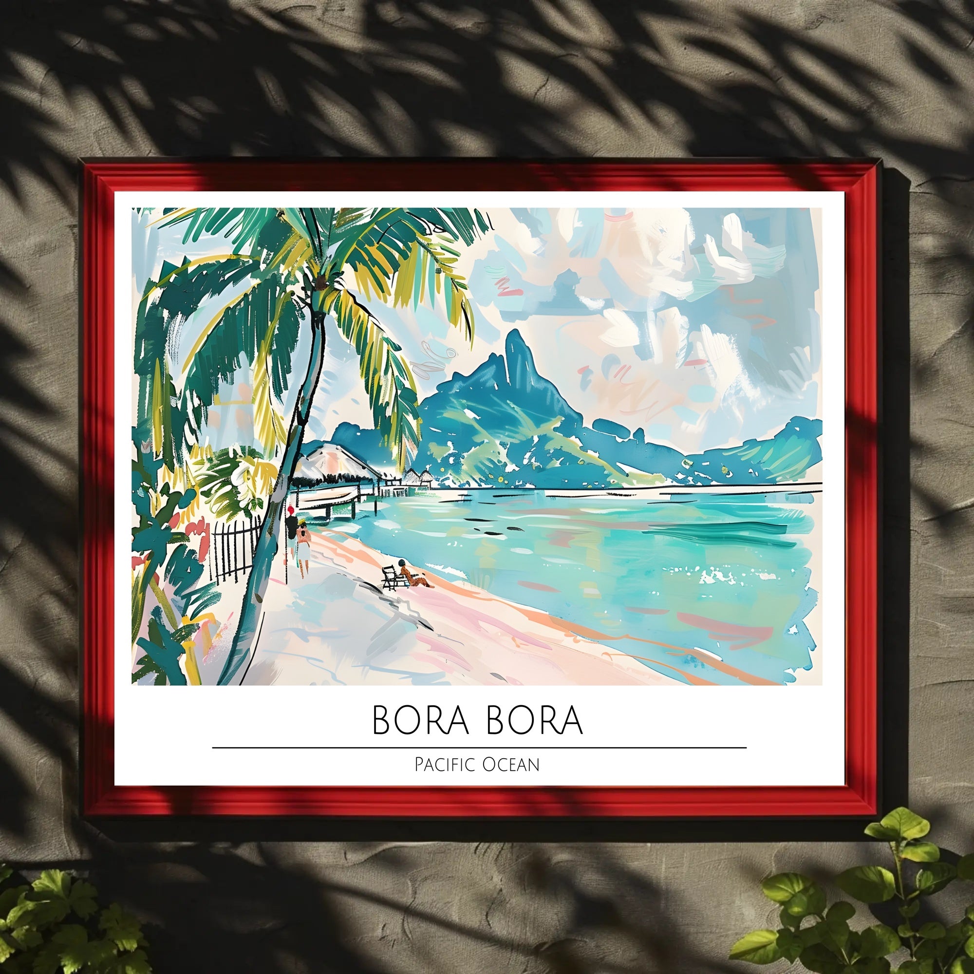 Tropical Paradise of Bora Bora Poster PosterGoat