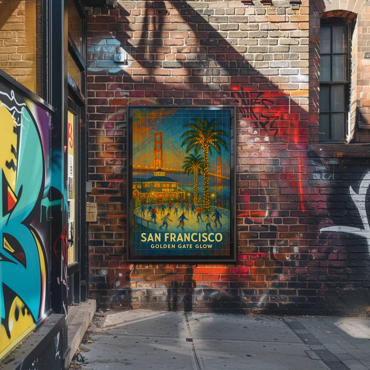 San Francisco Golden Gate Glow Poster