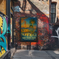 San Francisco Golden Gate Glow Poster