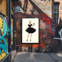 Fashion Illustration Elegant Evening Wear Poster