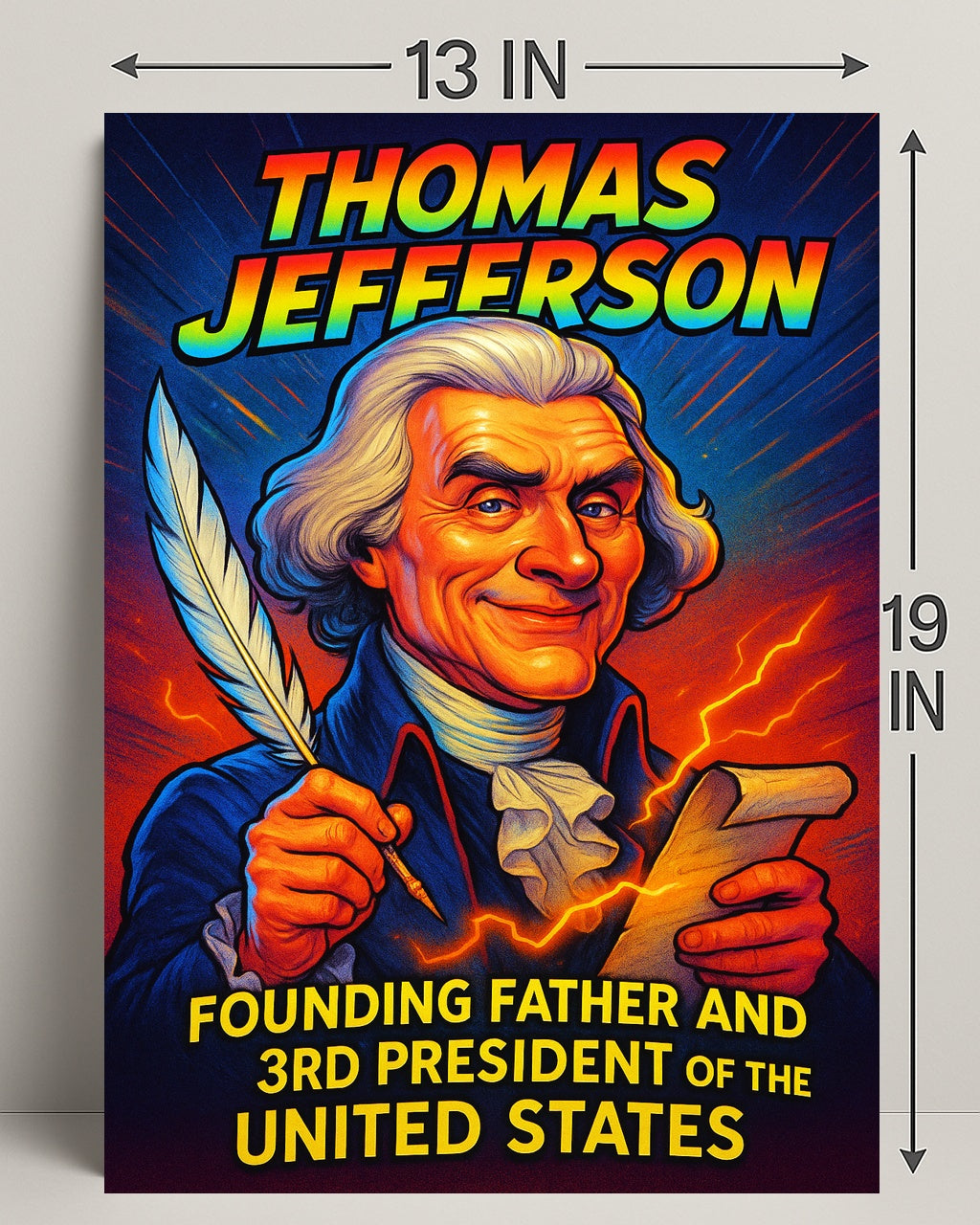 Thomas Jefferson 3rd President Poster PosterGoat