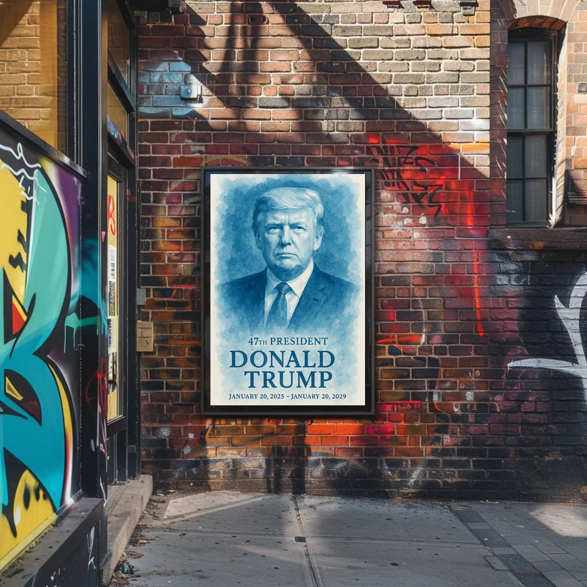 Commanding Presence The Donald Trump Portrait Poster