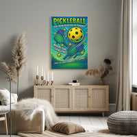 Pickleball The New Player in Town Poster