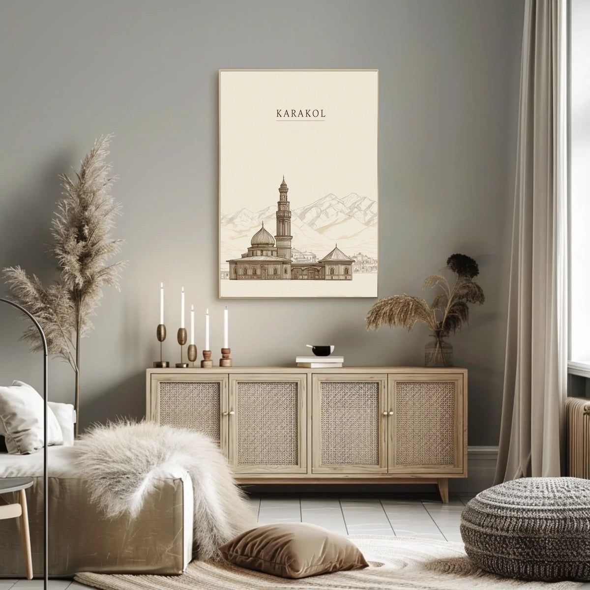 Karakol Architecture Poster