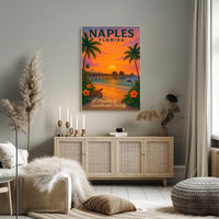 Naples, Florida A Paradise of Sunsets and Serenity Poster