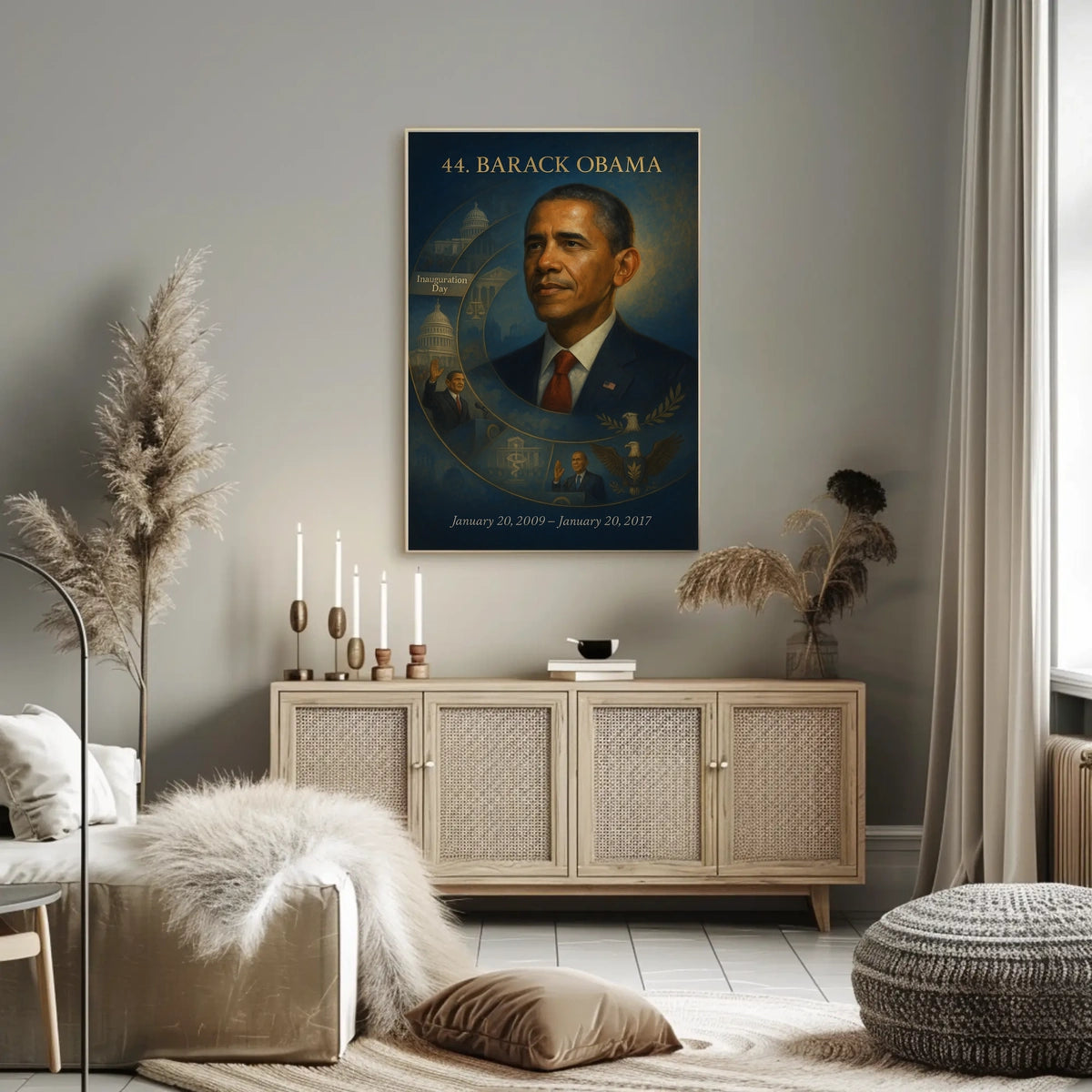 Barack Obama Presidency Tribute Historical or Presidential Poster
