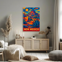 New Mexico Vibrant Landscapes Wanderlust Poster