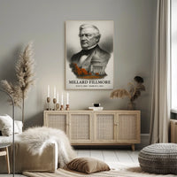 Millard Fillmore 13th President of the United States Reflections Poster