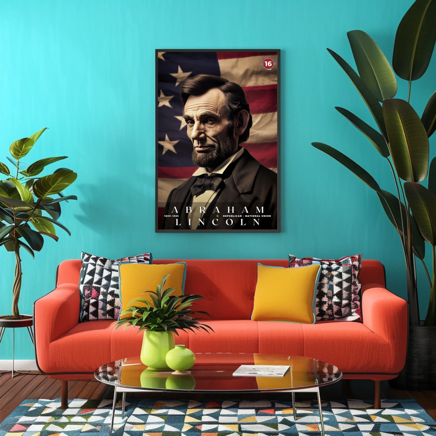 Abraham Lincoln 16th President Of The United States Portrait