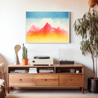 Vibrant Peaks Poster