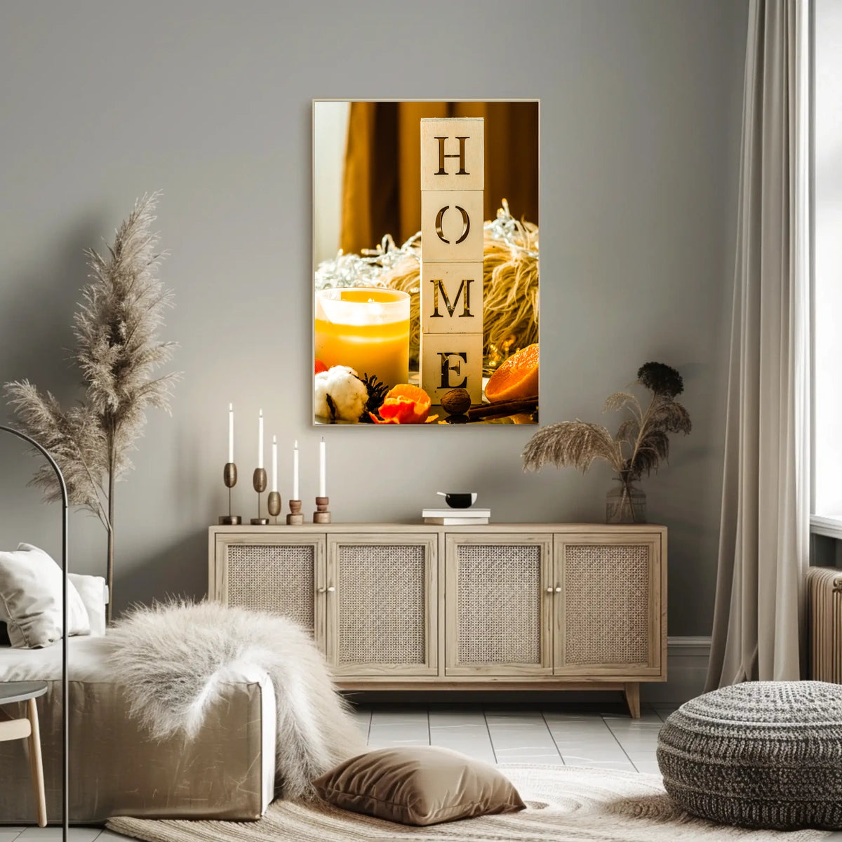 Cozy Home Atmosphere Modern Art Poster Print