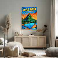 Bora Bora Island Paradise Poster