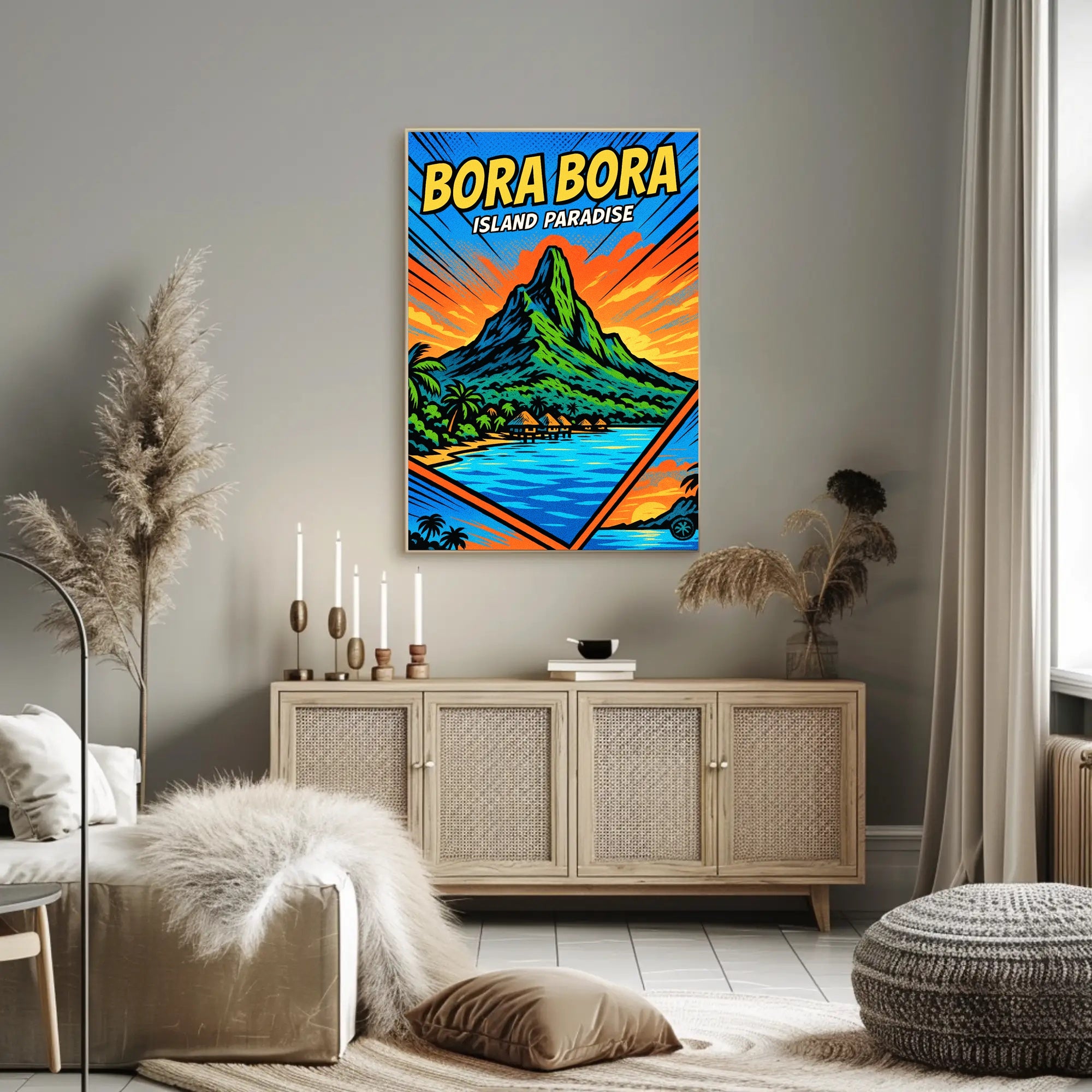 Bora Bora Island Paradise Poster