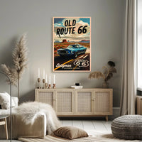 Journey Down Old Route 66 Poster