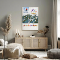 Terry Peak Ski Adventure Vintage Travel Poster PosterGoat