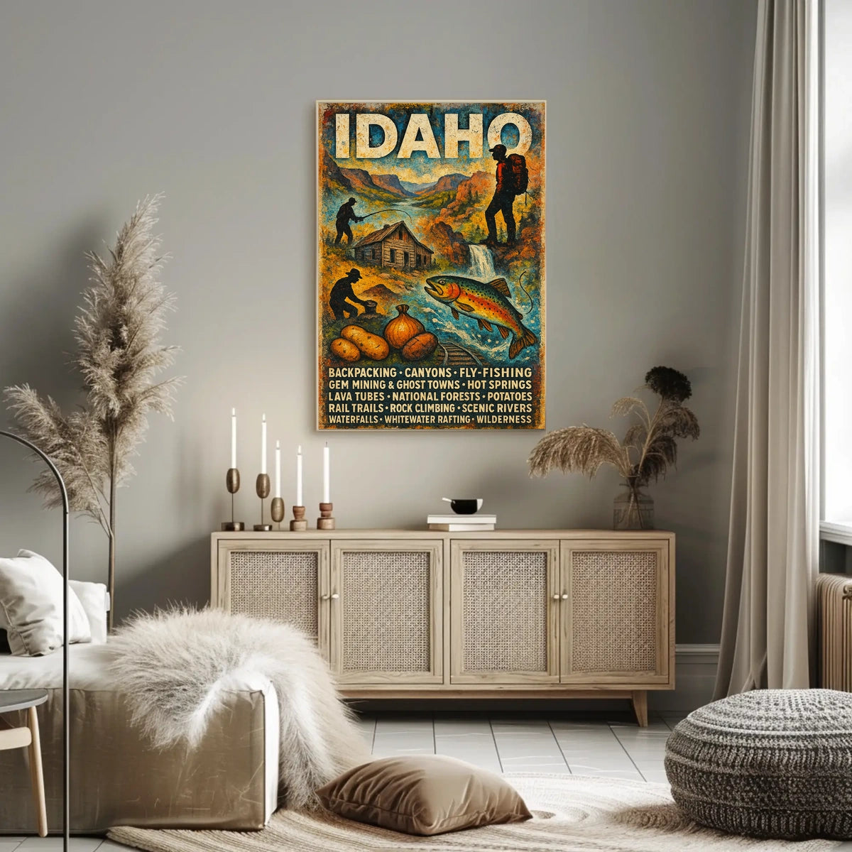 Discover Idahos Wilderness Poster
