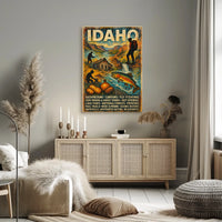 Discover Idahos Wilderness Poster