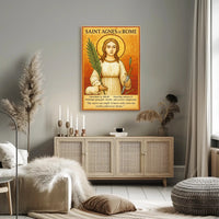 Saint Agnes of Rome Poster PosterGoat