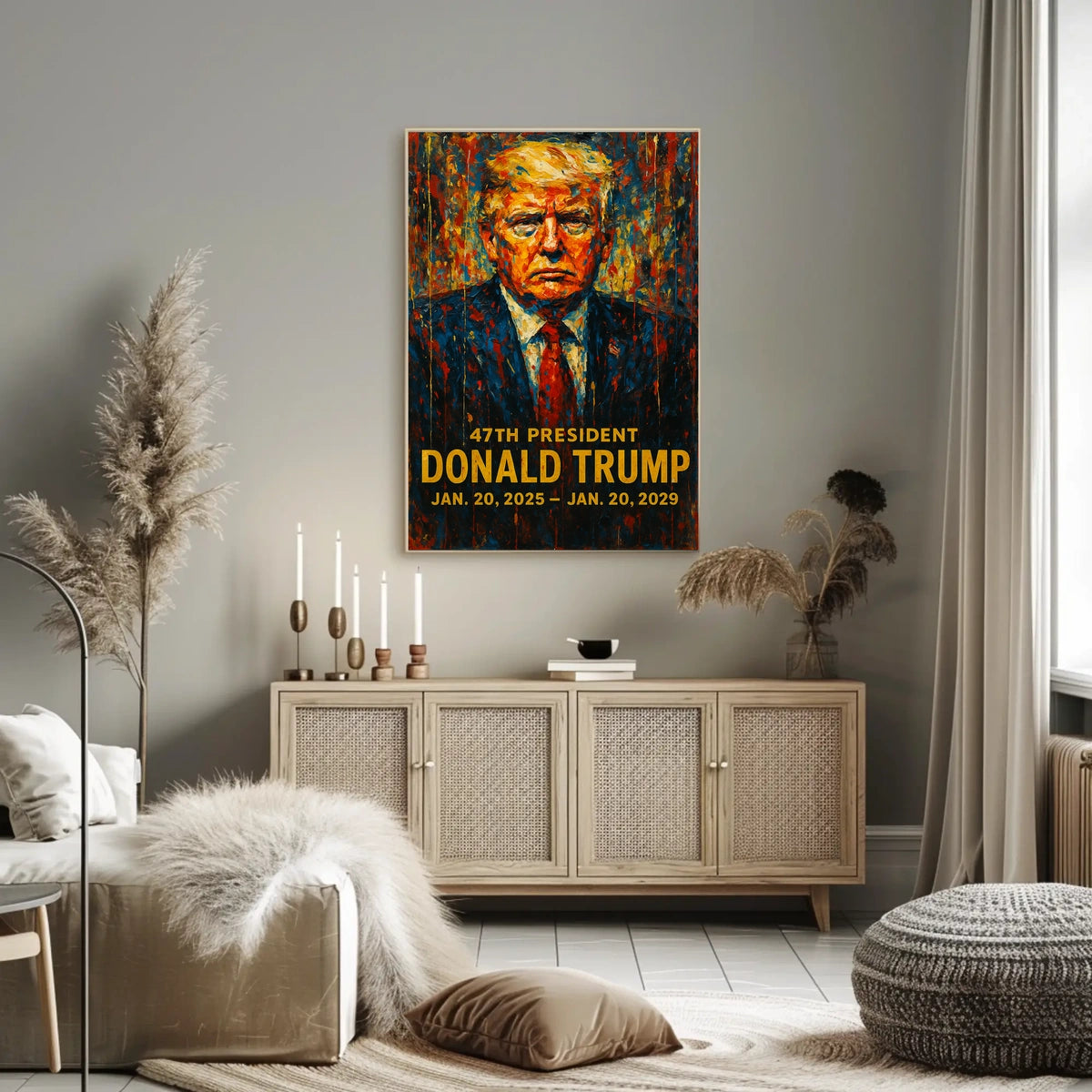 Trump Legacy Expressionism Patriot Poster