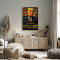 Trump Legacy Expressionism Patriot Poster