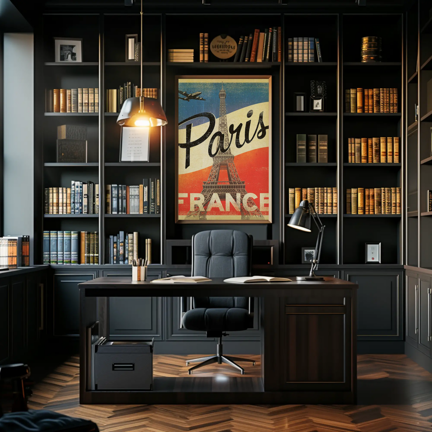 Paris Vintage Poster Eiffel Tower