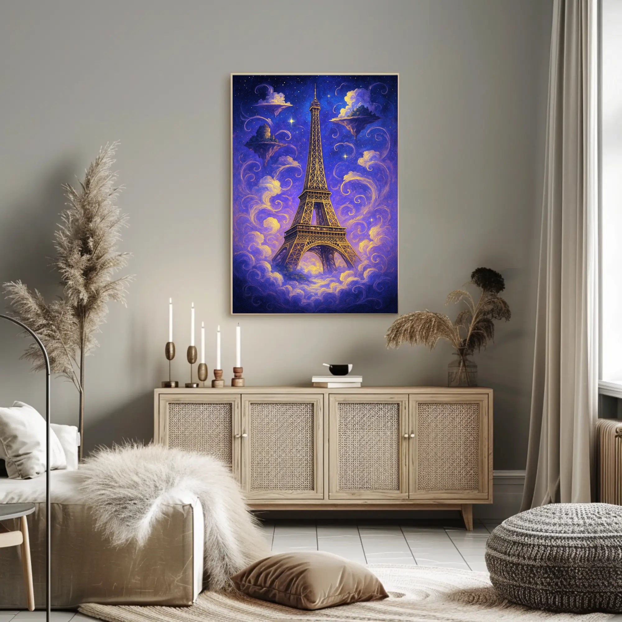 Dreamy Eiffel Tower Poster PosterGoat