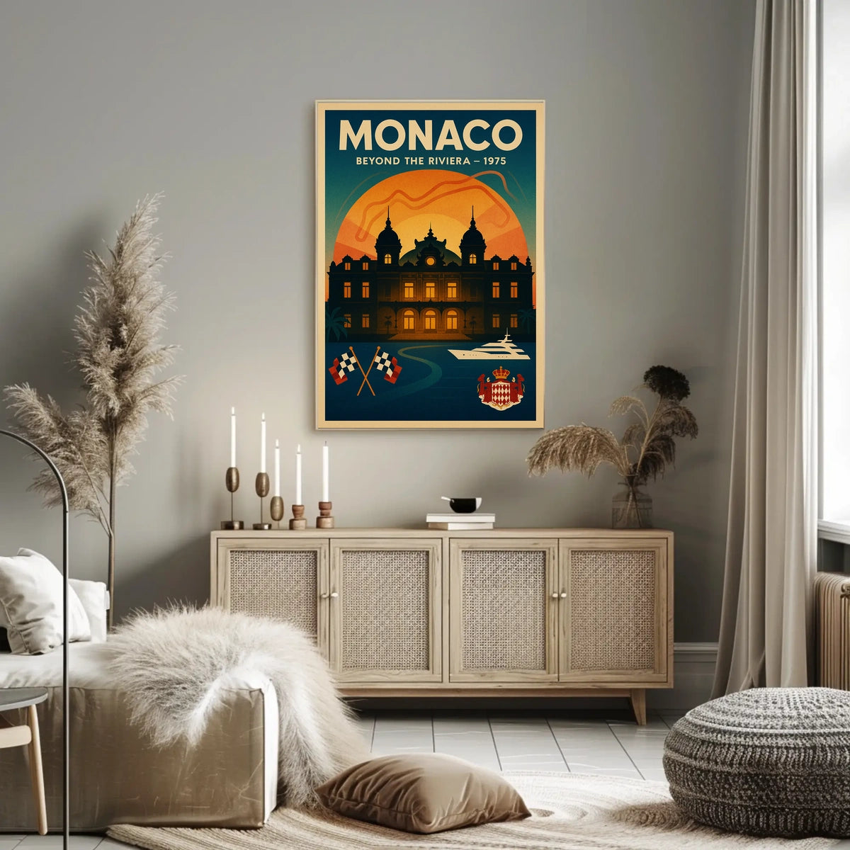 Monaco 1975 Beyong the Riviera Poster