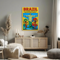 Brazil Carnival Celebration Poster PosterGoat