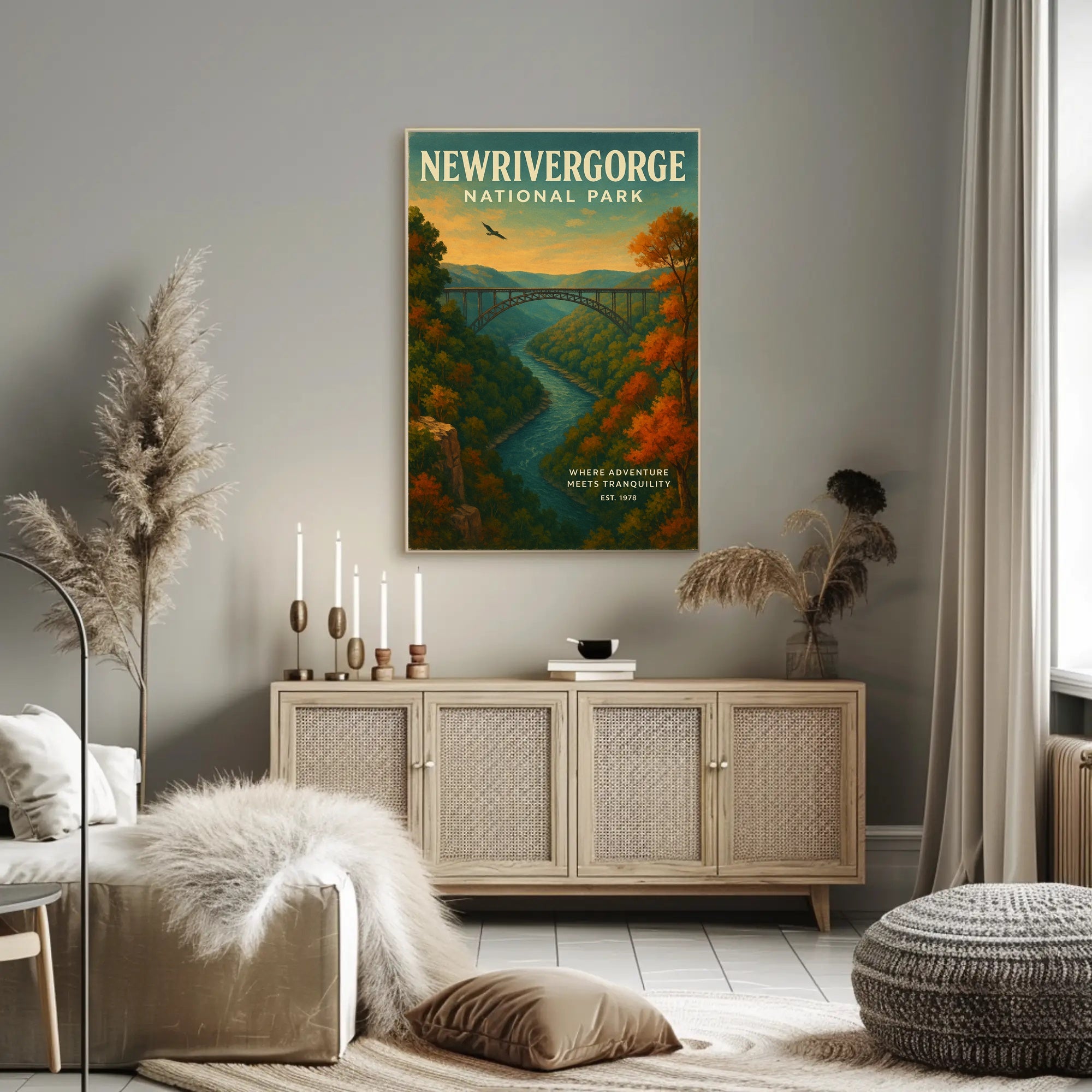 New River Gorge National Park Wall Art