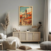 Enchanted Castle in the Hills Poster