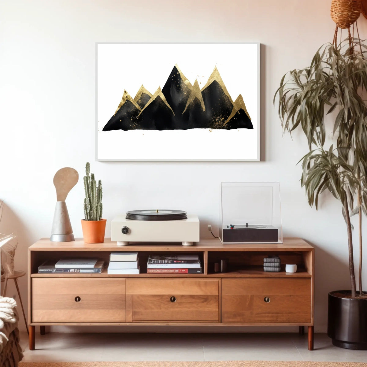Golden Peaks Poster