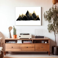 Golden Peaks Poster