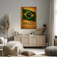 Brazil Order And Progress Poster